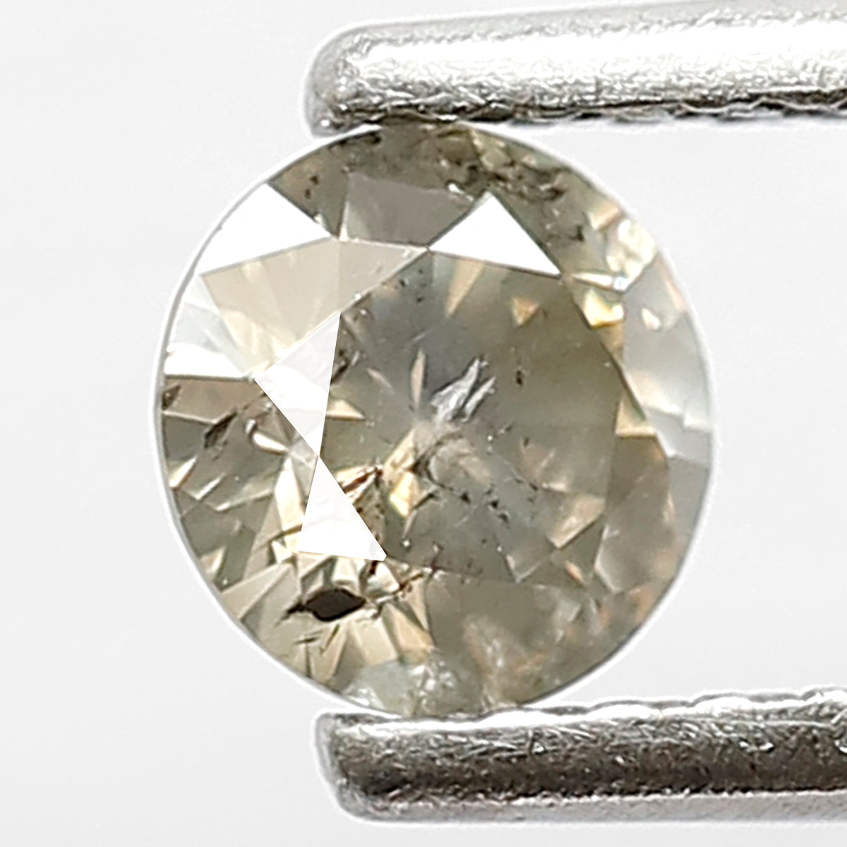 0.36 CT Natural Grey Black Color Diamond Loose Natural 4.5 MM Conflict Free Salt and Pepper Diamond For Bespoke Jewelry