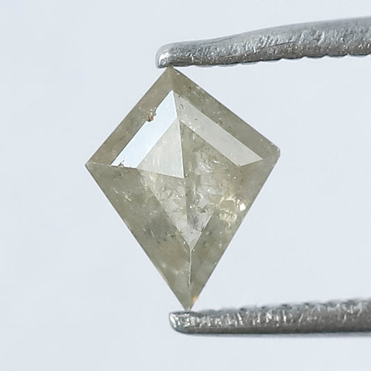 0.52 CT Light Yellow Color Kite Shape Salt and Pepper Loose Natural Diamond
