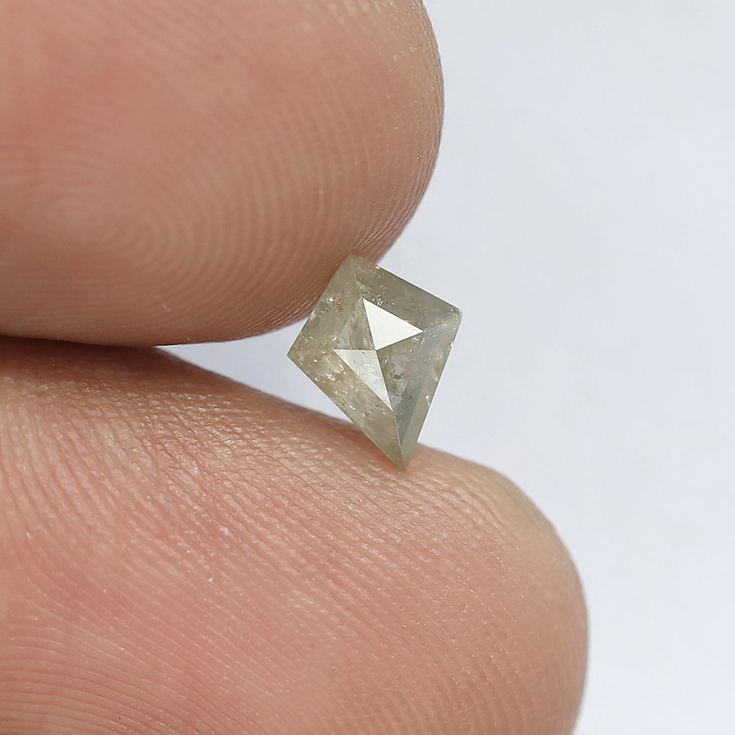 0.52 CT Light Yellow Color Kite Shape Salt and Pepper Loose Natural Diamond