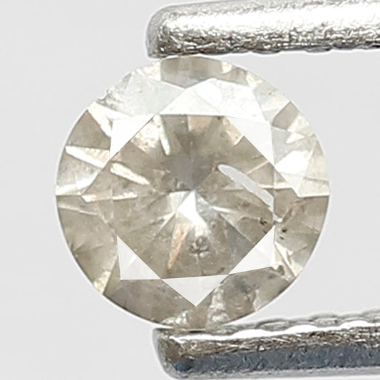 0.28 CT Full Brilliant Cut Diamond 4.2 MM Round Shape Pointed Back White Color Diamond Loose Natural Diamond For Engagement Ring