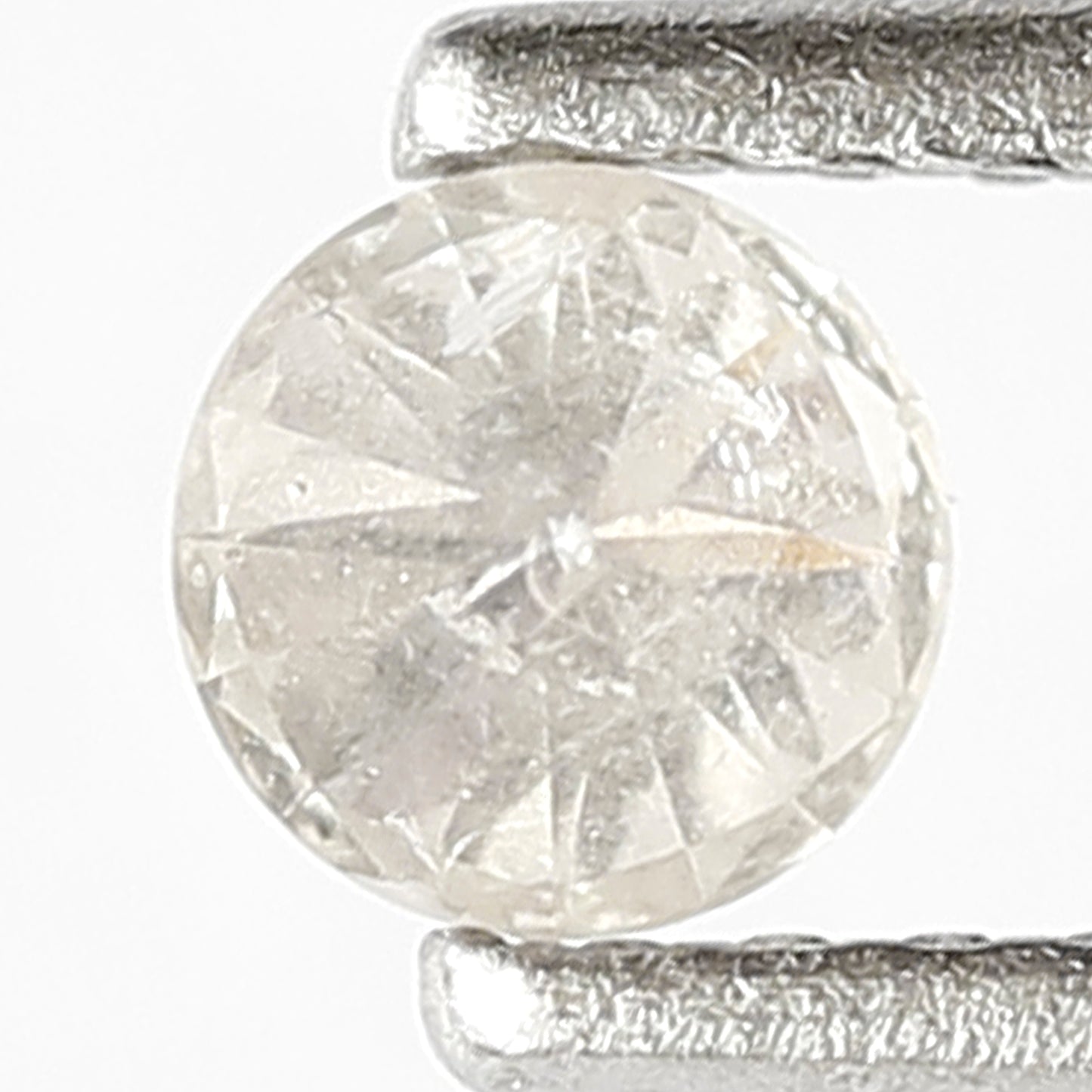 0.24 CT Fancy White Color Diamond 3.8 x 3.8 x 2.5 MM Round Shape Diamond Loose Natural Ethically Sourced Full Brilliant Cut Diamond