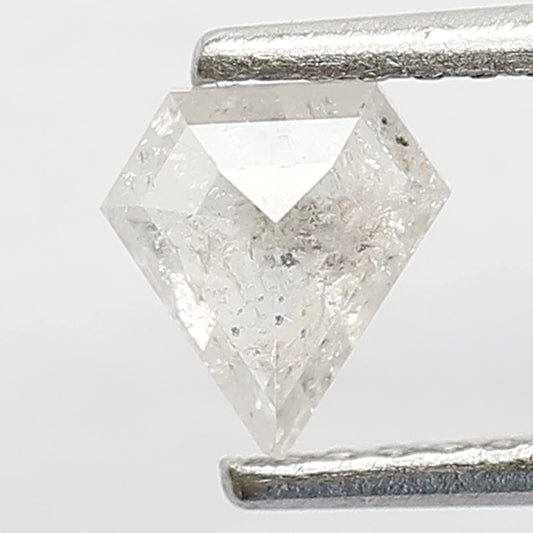 0.44 CT Geometric Shape  5.5 MM Natural White Color Loose Salt and Pepper Diamond For Wedding Ring