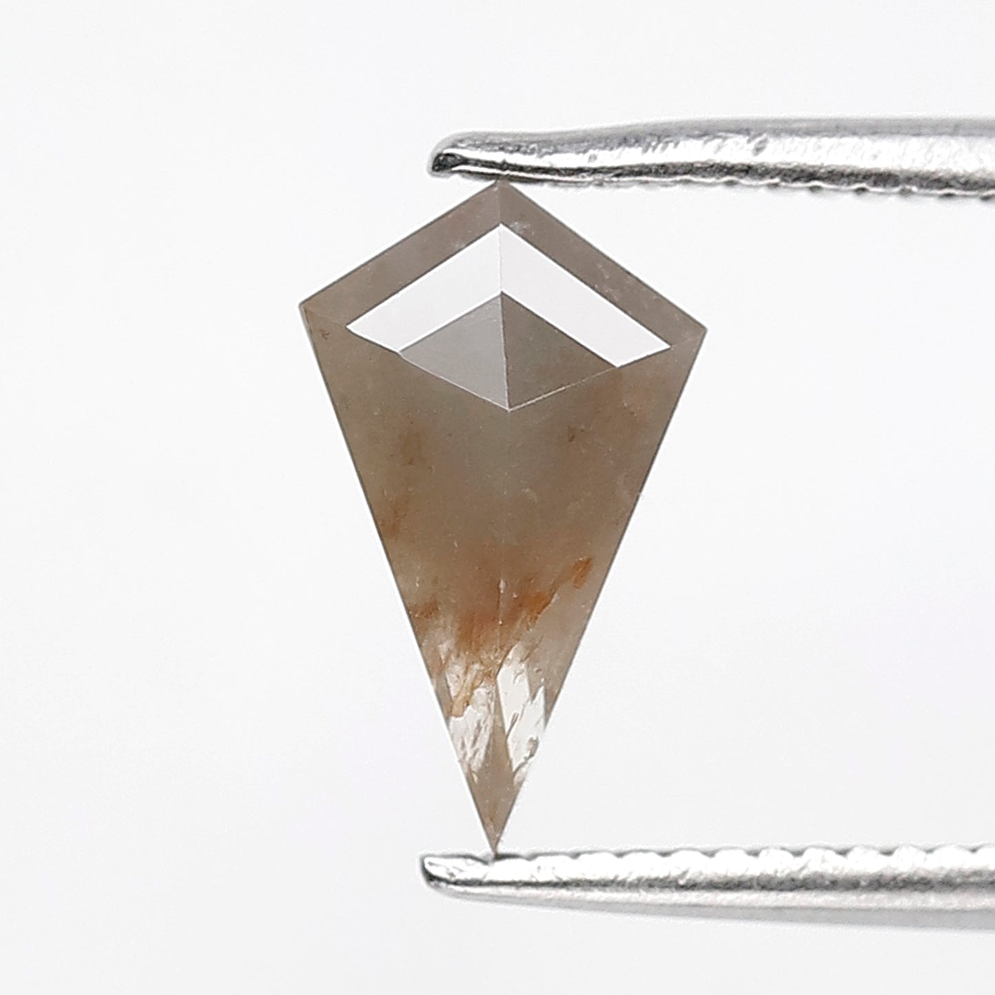 0.97 CT Kite Shape Natural Gray Diamond, Conflict Free Loose Rustic Diamond For Kite Pendant
