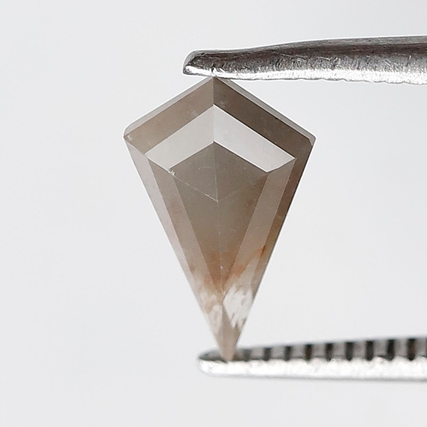 0.97 CT Kite Shape Natural Gray Diamond, Conflict Free Loose Rustic Diamond For Kite Pendant
