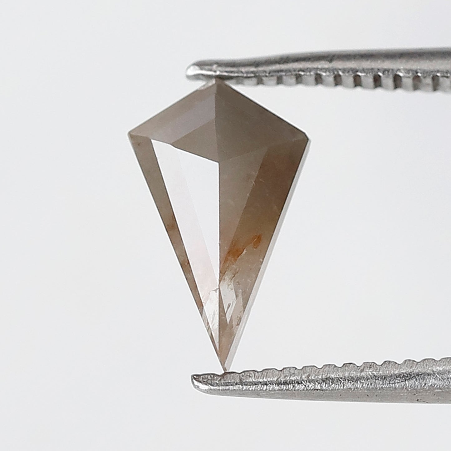 0.97 CT Kite Shape Natural Gray Diamond, Conflict Free Loose Rustic Diamond For Kite Pendant
