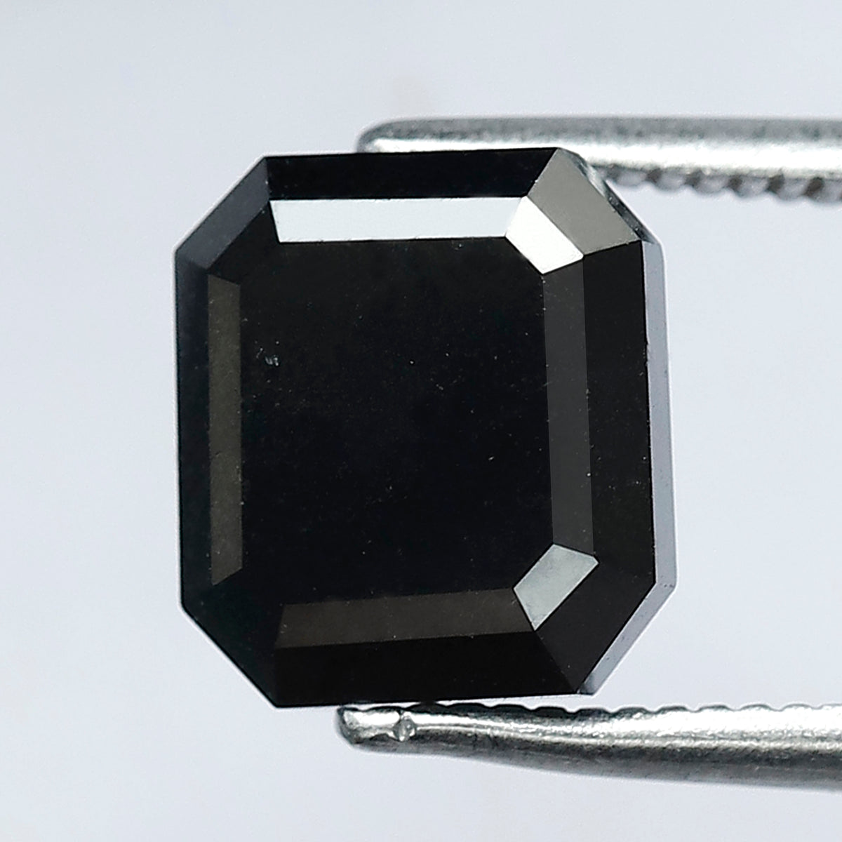 3.13 Carat Emerald Cut Natural Black Diamond | Conflict Free Treated Loose Diamond | Engagement & Proposal Ring