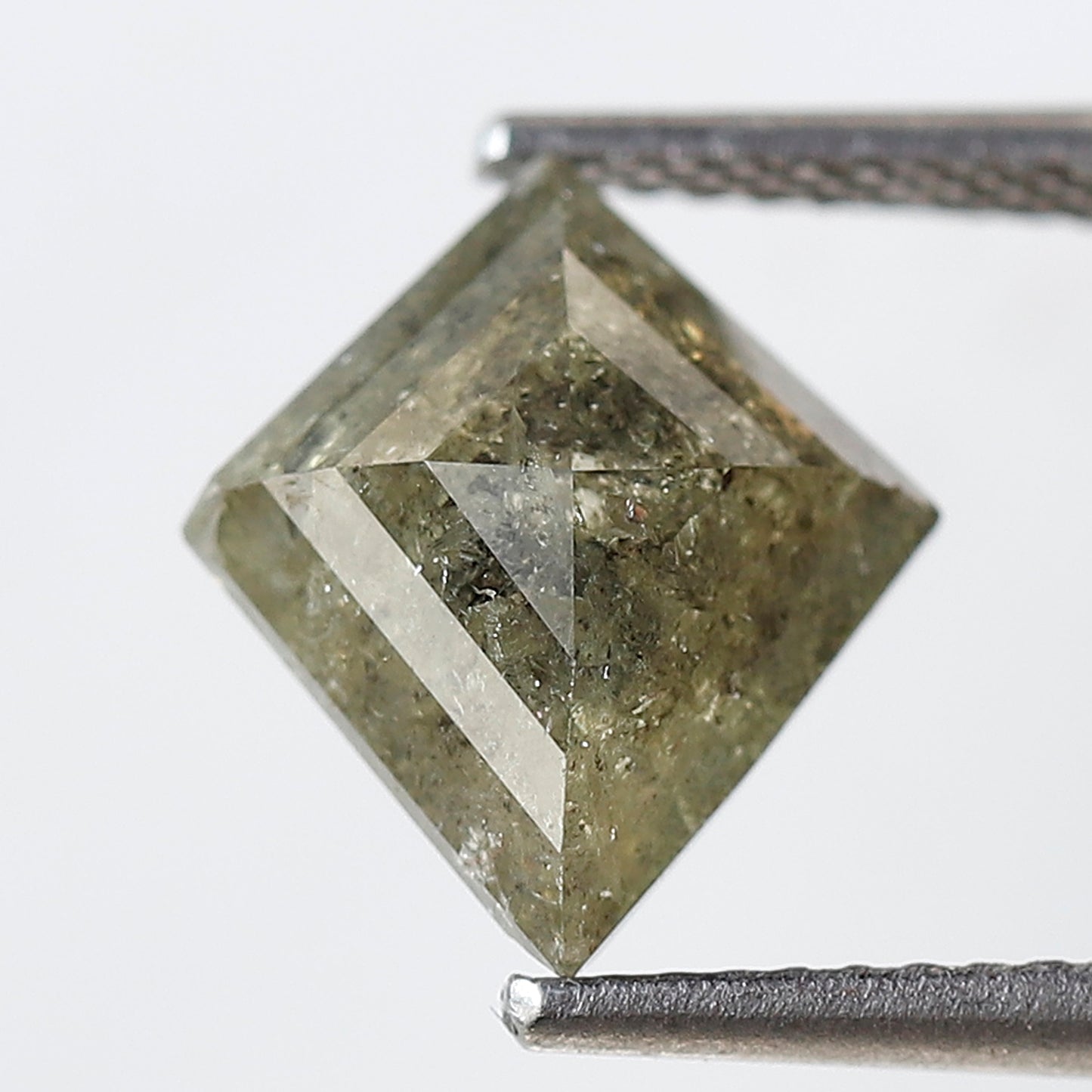 2.69 CT Natural Kite Shape Loose Diamond, 11.30 mm Translucent Greenish Diamond For Making Kite Pendant