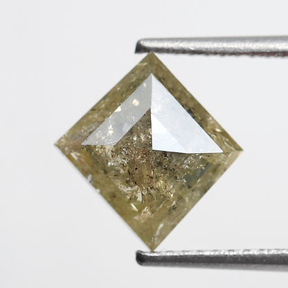 2.79 Ct Kite Shape Rustic Diamond, Translucent Yellow Natural Diamond, Conflict Free Loose Diamond for Engagement Ring