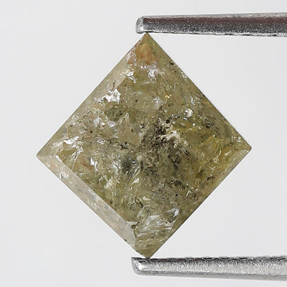2.79 Ct Kite Shape Rustic Diamond, Translucent Yellow Natural Diamond, Conflict Free Loose Diamond for Engagement Ring