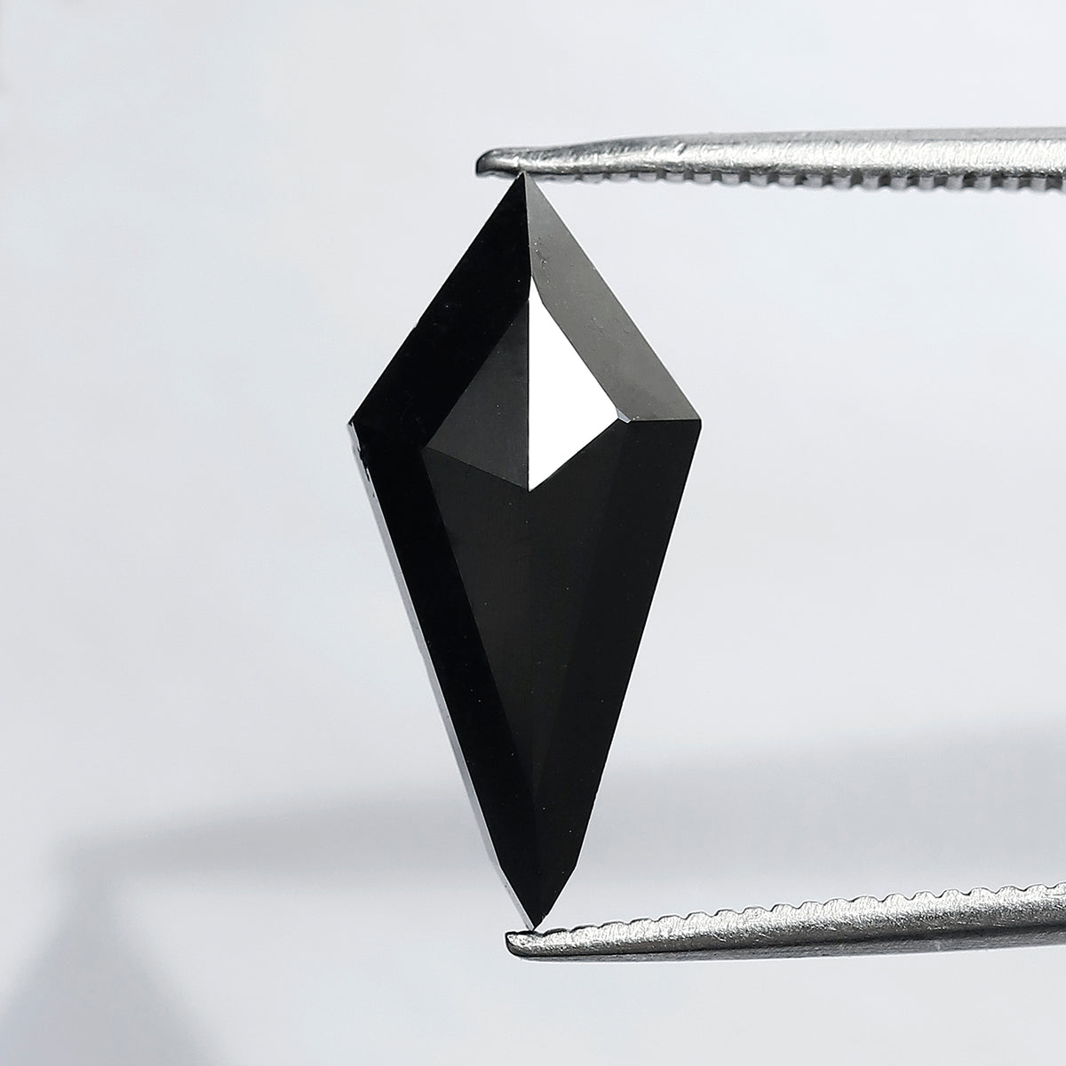 3.23 Ct Kite Shape Black Diamond | Natural Earth Mined Treated Loose Diamond | 17.20 mm Custom Pendant Stone