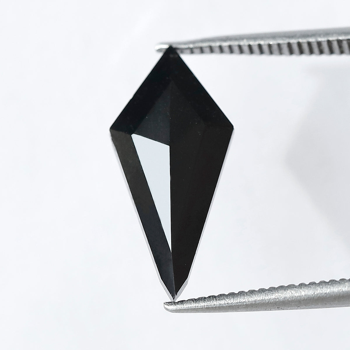 3.23 Ct Kite Shape Black Diamond | Natural Earth Mined Treated Loose Diamond | 17.20 mm Custom Pendant Stone