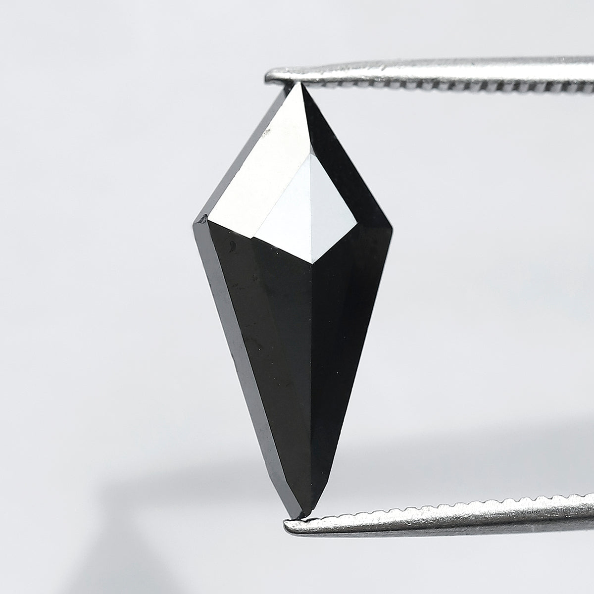 3.23 Ct Kite Shape Black Diamond | Natural Earth Mined Treated Loose Diamond | 17.20 mm Custom Pendant Stone