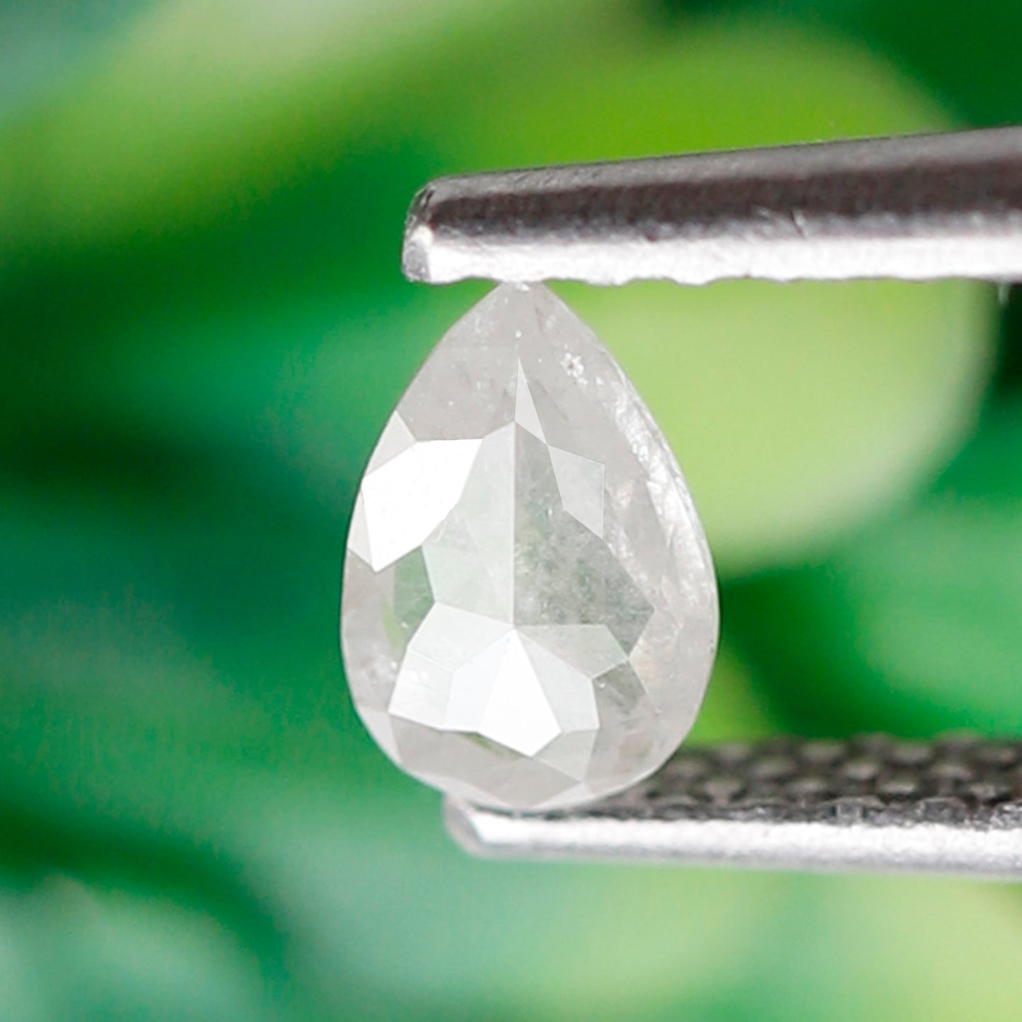 0.19 CT Misty White Pear Shape Natural Diamond, 5.10 mm Ethically Sourced Loose Diamond For Pear Engagement Ring