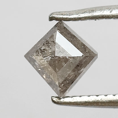 Kite shape 0.55 CT natural loose diamond 5.70 mm light brown color salt and pepper diamond for wedding band