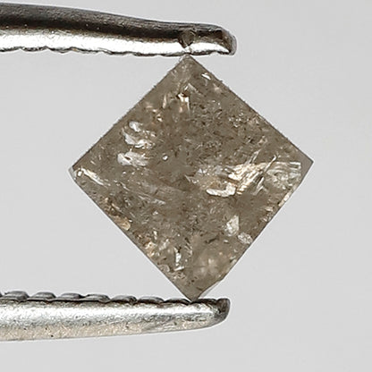Kite shape 0.55 CT natural loose diamond 5.70 mm light brown color salt and pepper diamond for wedding band