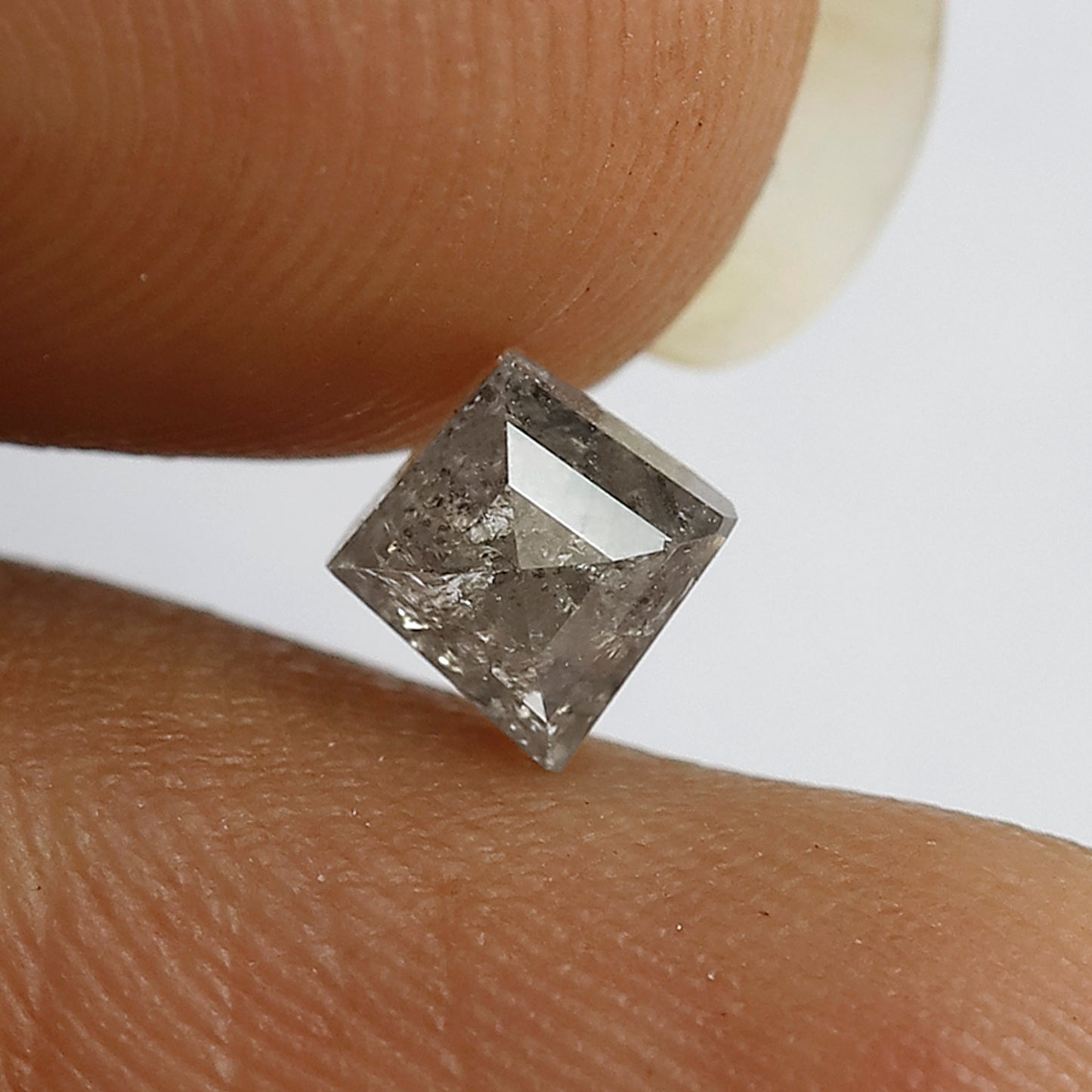 Kite shape 0.55 CT natural loose diamond 5.70 mm light brown color salt and pepper diamond for wedding band