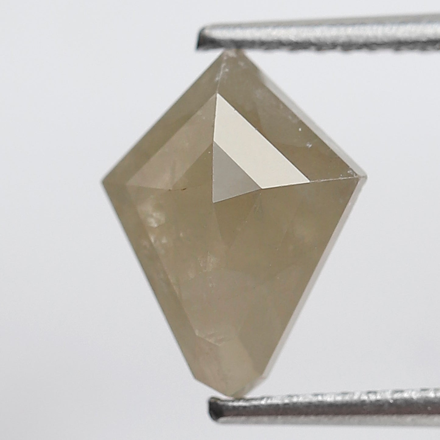 Natural Kite Shape 2.25 CT Loose Diamond, Natural Misty White Ethical Rustic Diamond For Custom Pendant and Ring