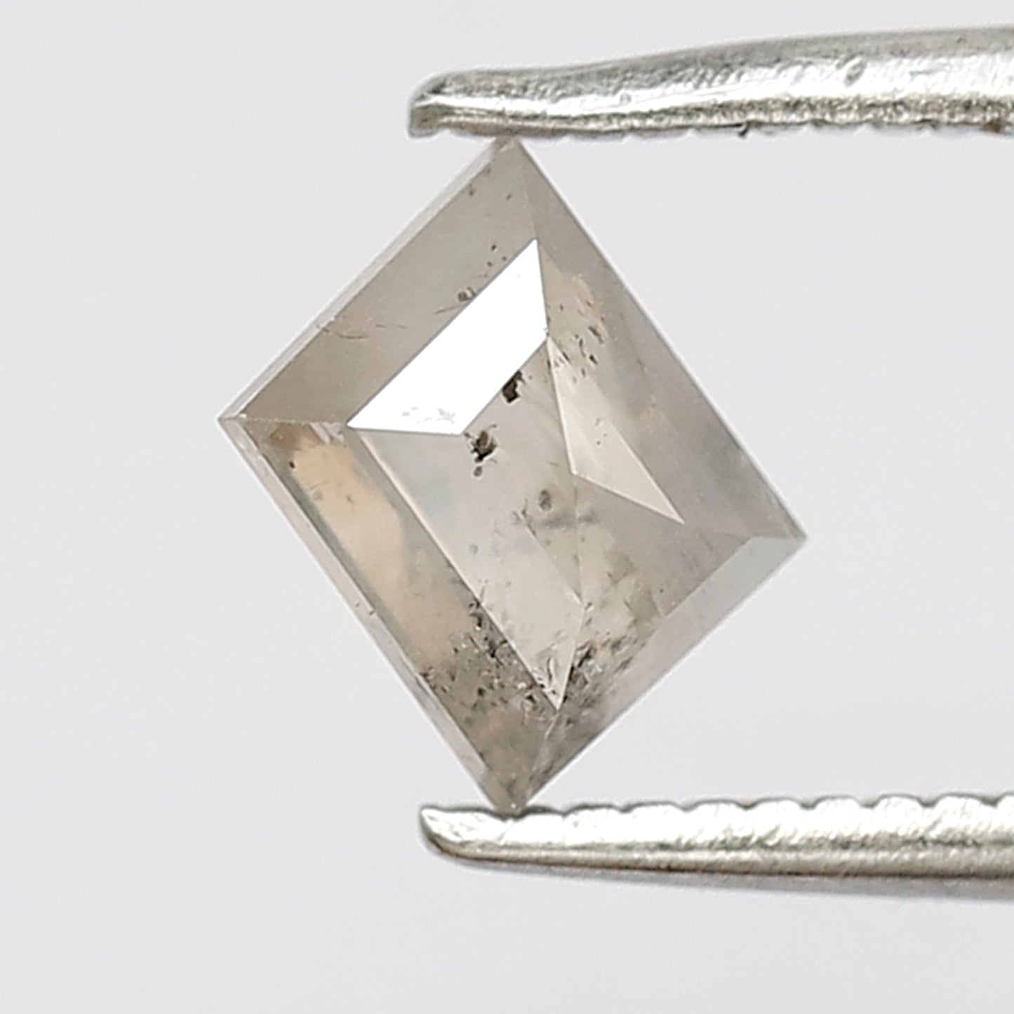 Natural loose diamond 0.75 CT Portrait shape 5 MM salt and pepper misty white diamond for making an antique ring