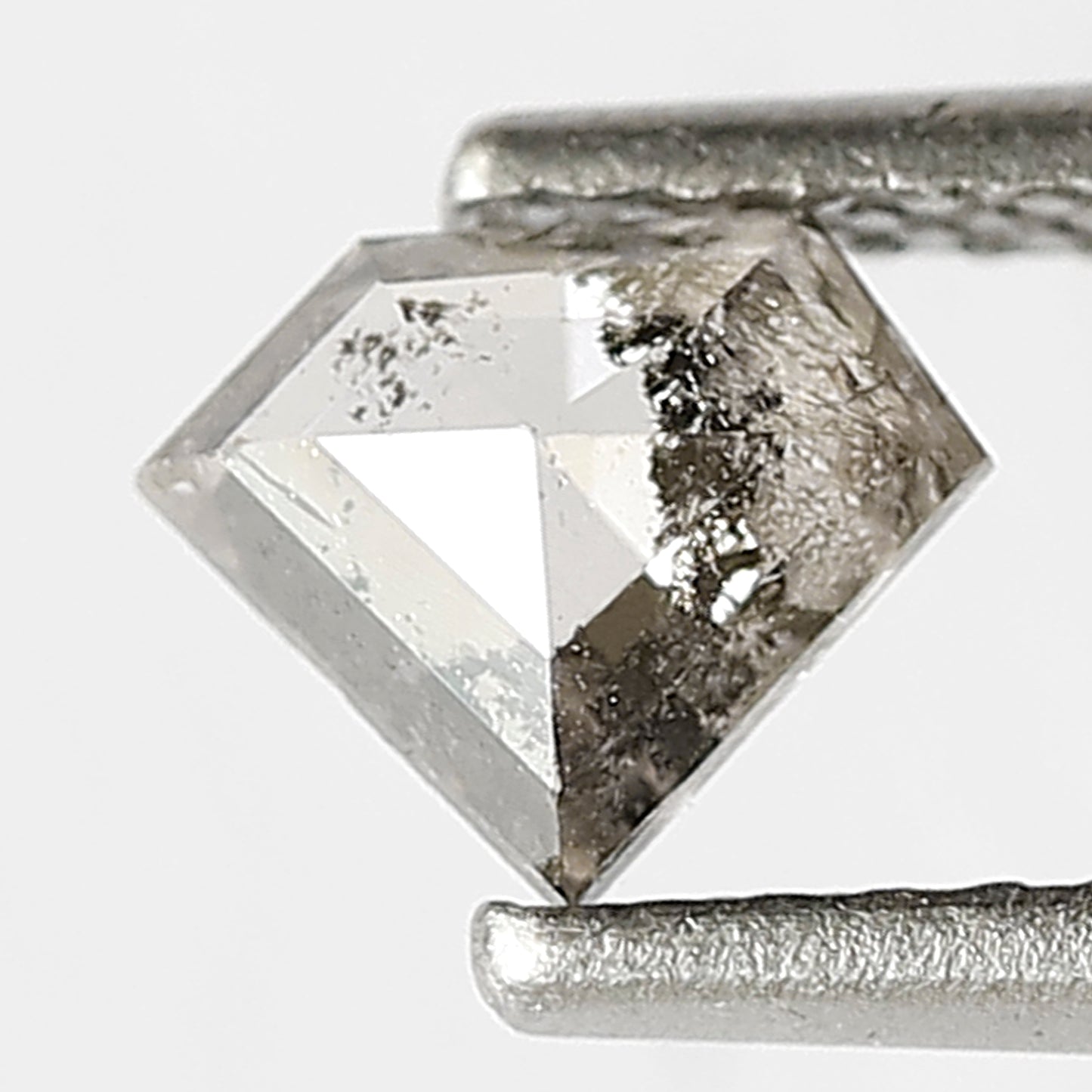 5 MM Loose Natural 0.43 CT Conflict Free Pentagon Shape Diamond Grey Black Diamond Salt and Pepper Diamond Custom Made Jewelry