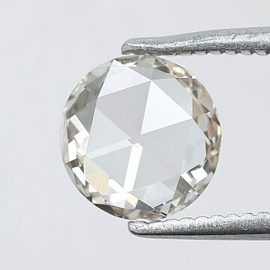 1.01 CT Round Rose Cut Loose Diamond | 6.70 MM Natural Earth Mined VS Diamond | Engagement Ring & Fine Jewelry Stone