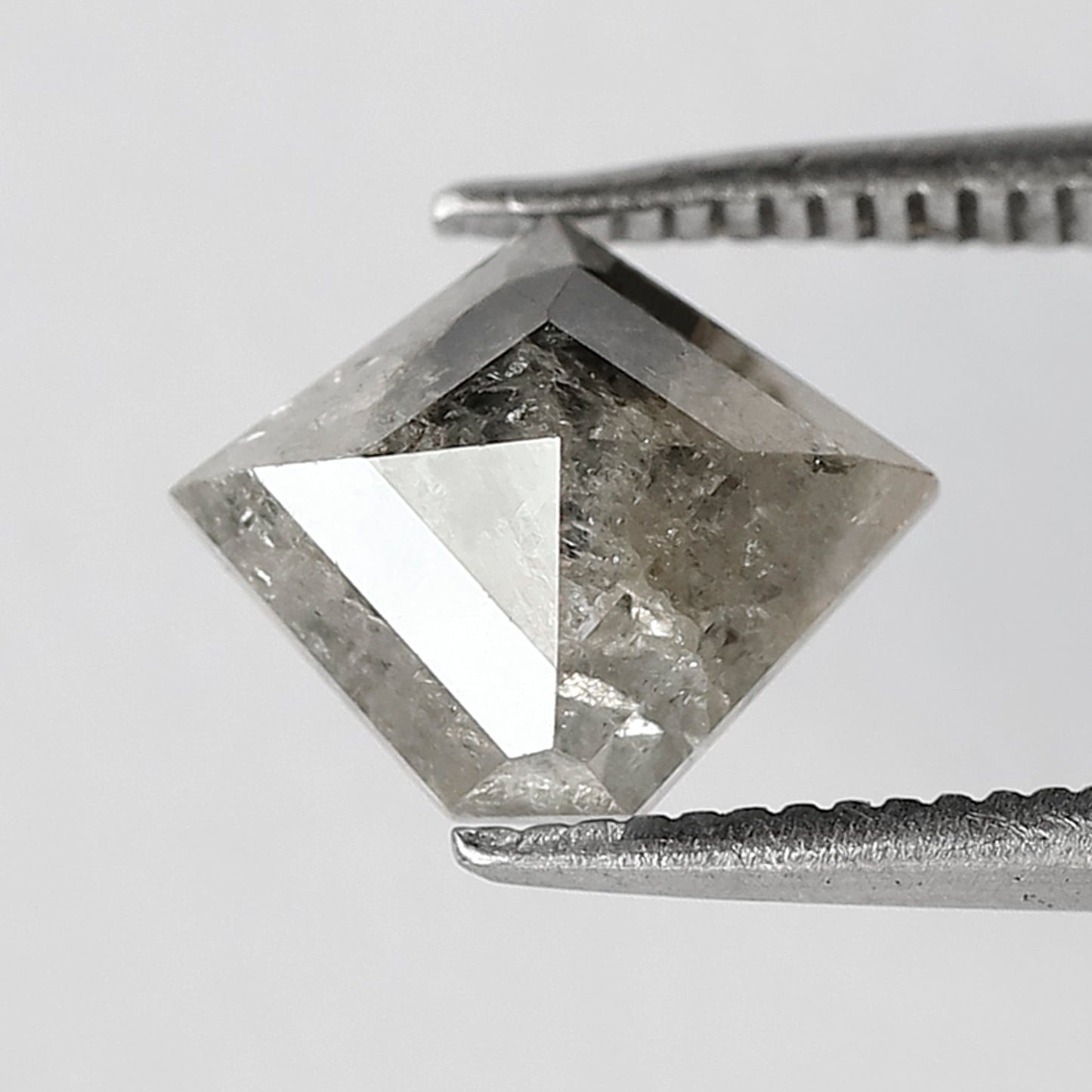 1.67 CT Kite shape gray black salt and pepper diamond natural loose diamond for wedding ring