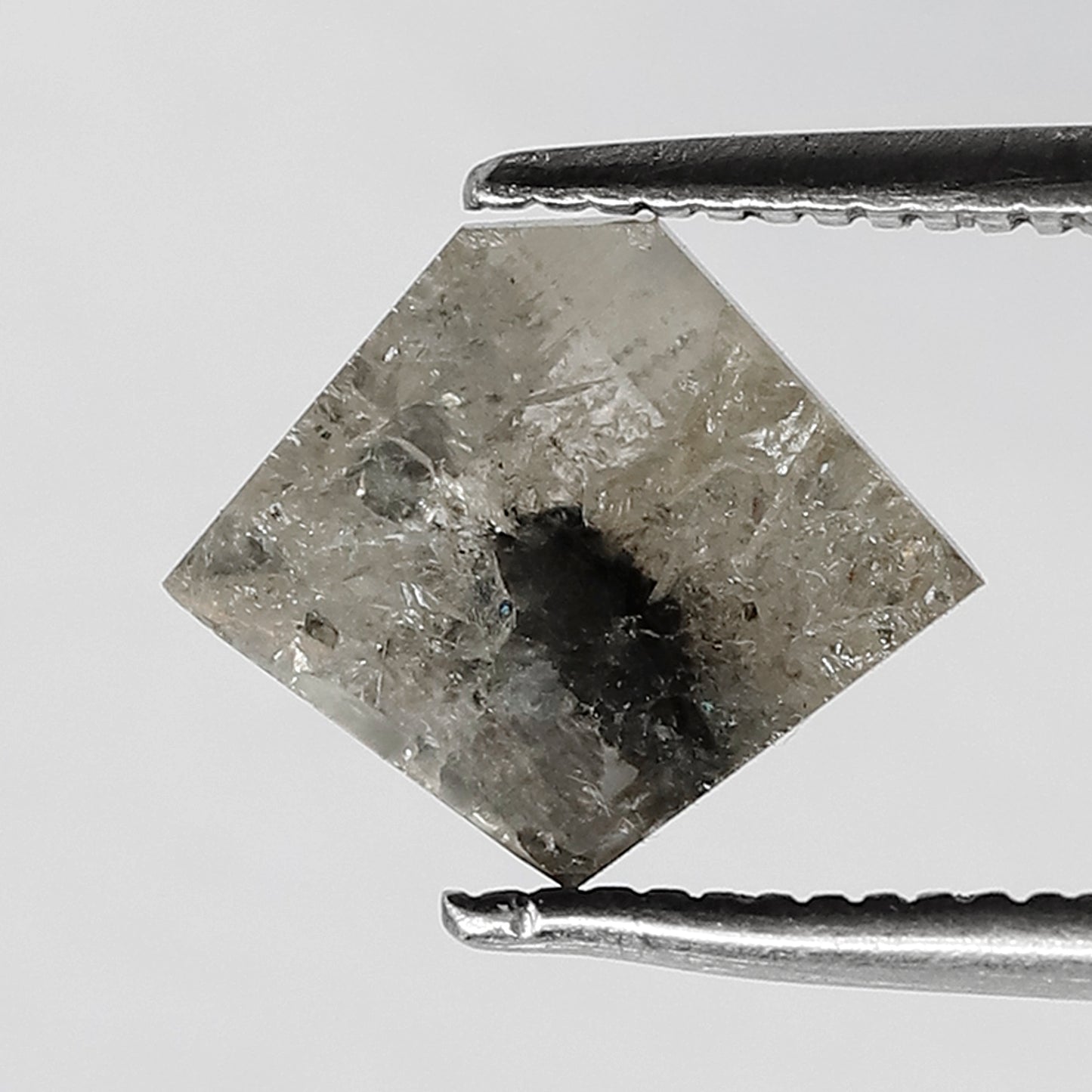 1.67 CT Kite shape gray black salt and pepper diamond natural loose diamond for wedding ring