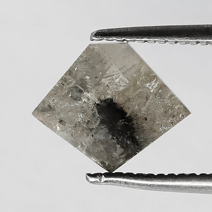1.67 CT Kite shape gray black salt and pepper diamond natural loose diamond for wedding ring