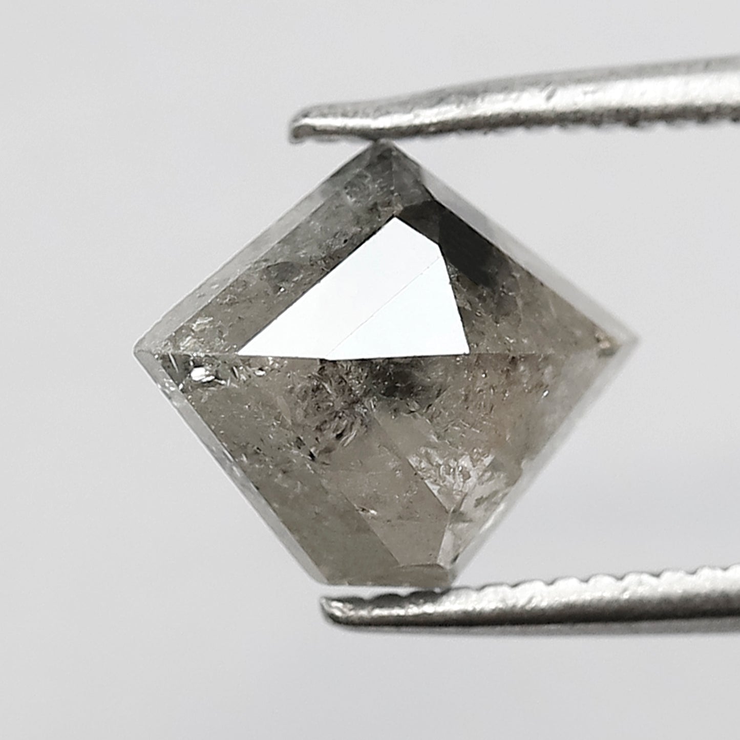 1.67 CT Kite shape gray black salt and pepper diamond natural loose diamond for wedding ring
