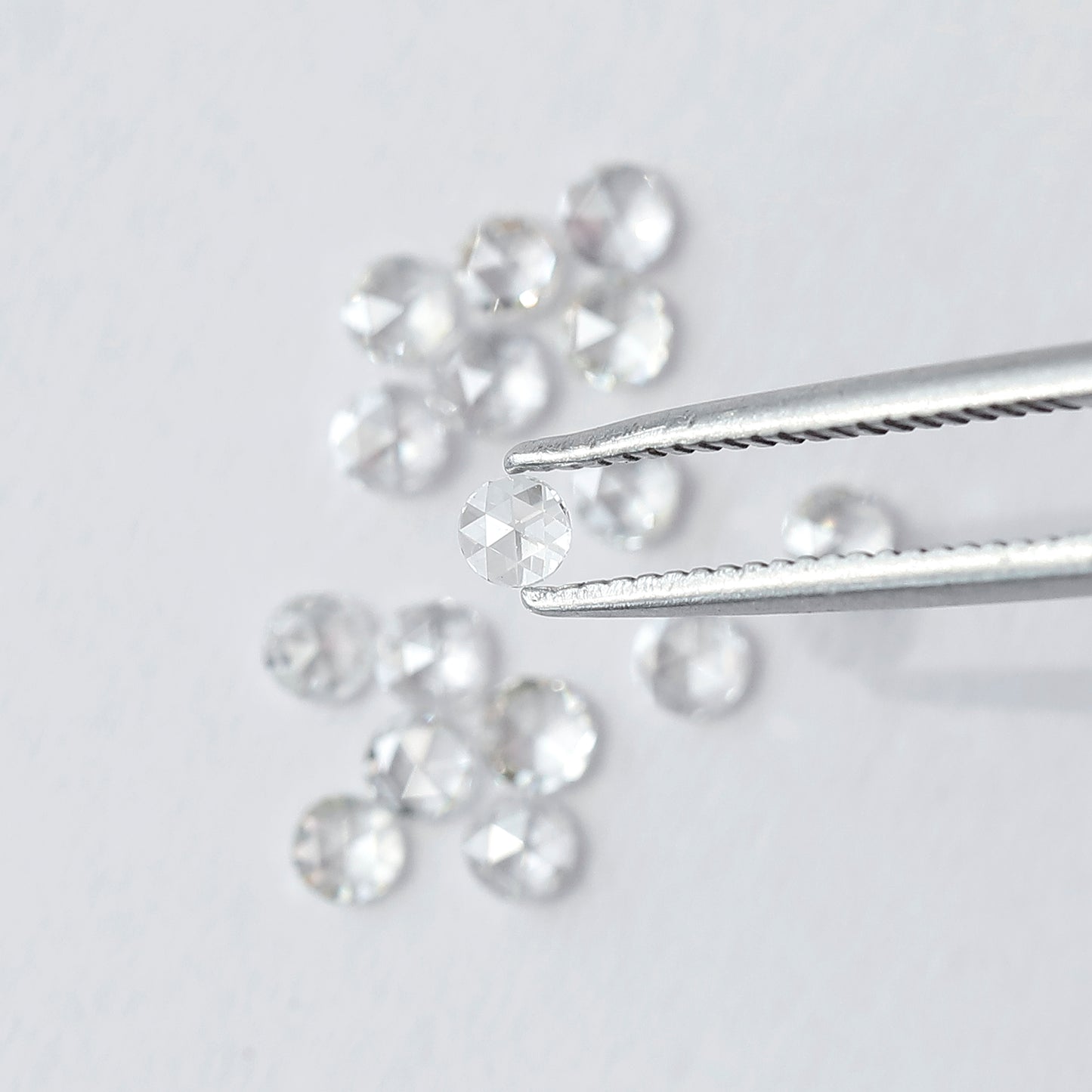 1.07 CT Round Shape Rose Cut Diamond Lot, 16 PCS Natural Loose Conflict Free Diamonds for Wedding Ring