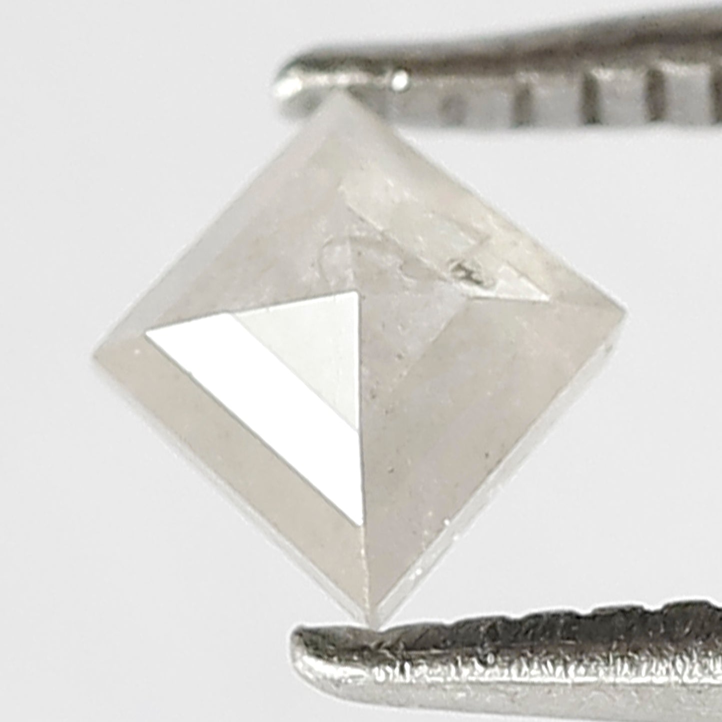 0.38 CT Natural Loose Misty White Color Kite Shape Diamond 5 MM Salt and Pepper Diamond Custom Bridal jewelry