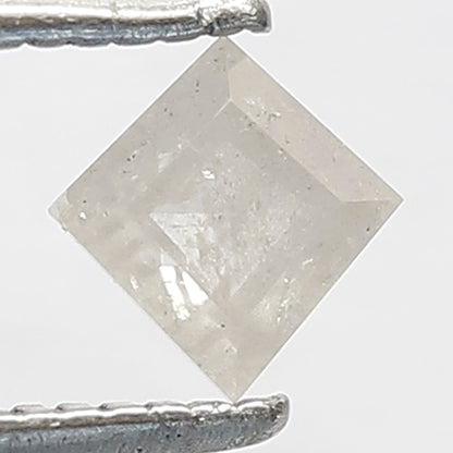 0.38 CT Natural Loose Misty White Color Kite Shape Diamond 5 MM Salt and Pepper Diamond Custom Bridal jewelry