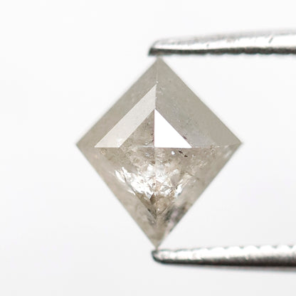 1.02 Ct Natural Kite Shape Diamond, Misty White Salt and Pepper Loose Diamond, Conflict Free Stone for Ring