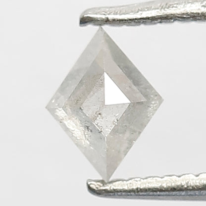 0.34 CT Kite Shape Loose Natural White Color Diamond 5.8 MM Conflict Free Salt and Pepper Diamond For Proposal Ring