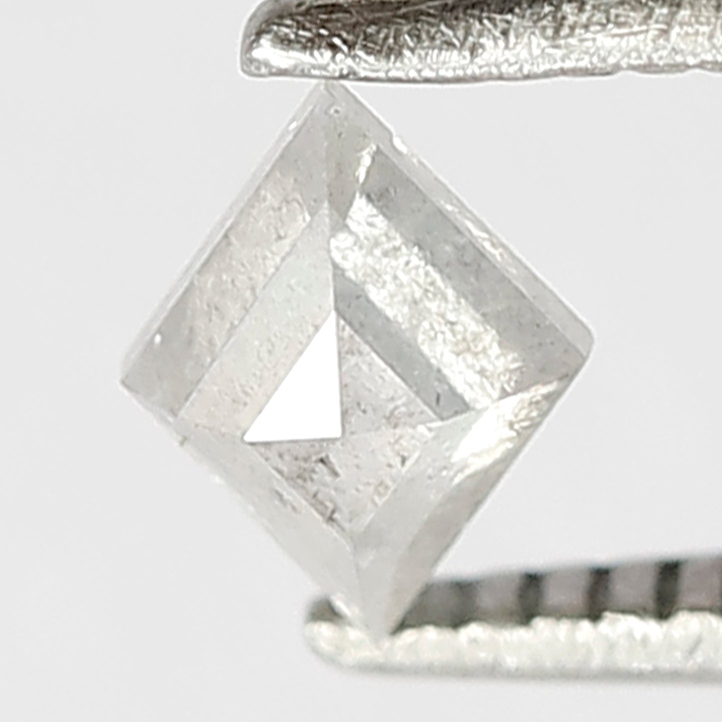 0.34 CT Kite Shape Loose Natural White Color Diamond 5.8 MM Conflict Free Salt and Pepper Diamond For Proposal Ring