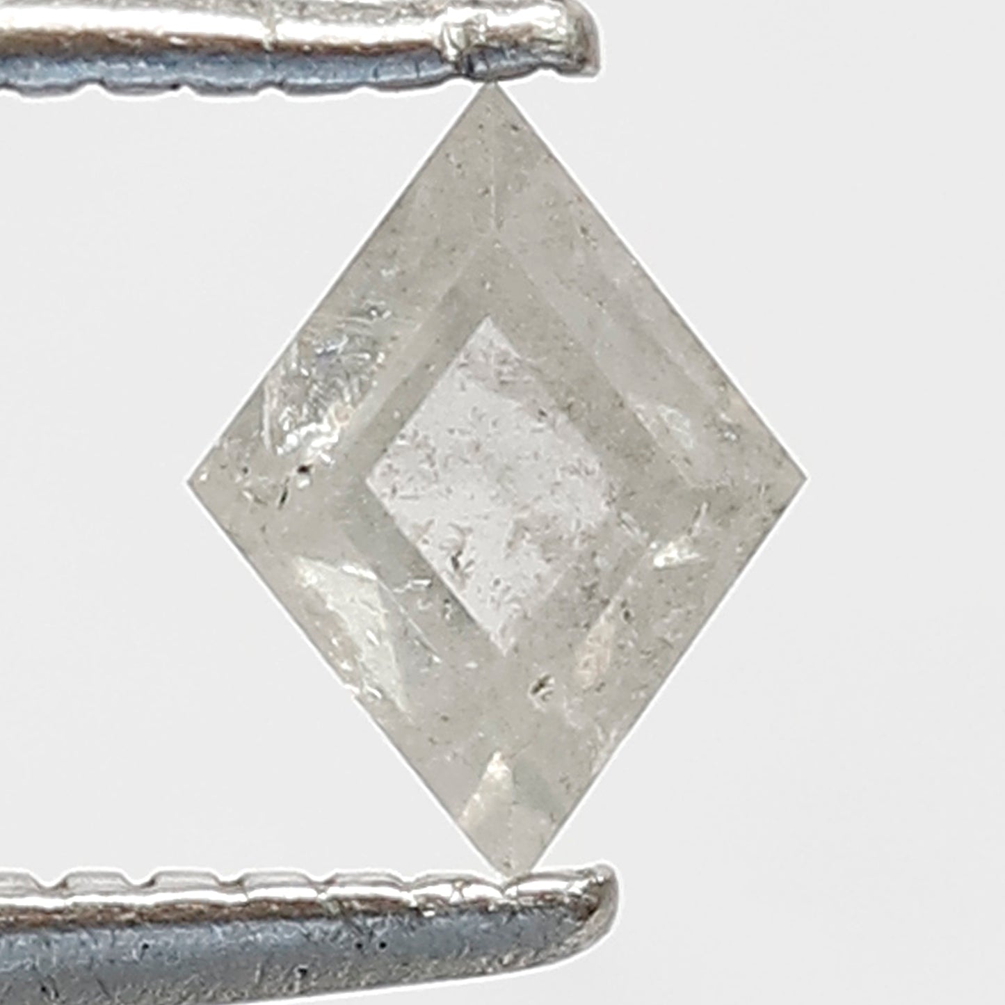 0.34 CT Kite Shape Loose Natural White Color Diamond 5.8 MM Conflict Free Salt and Pepper Diamond For Proposal Ring