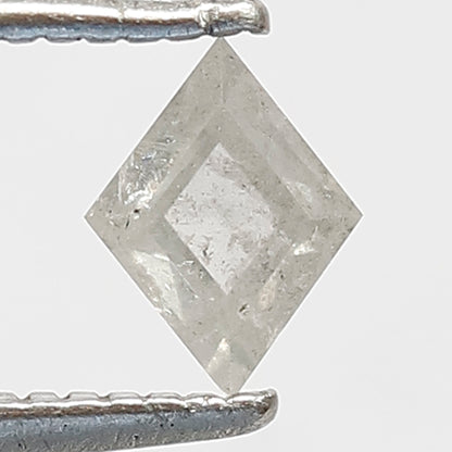 0.34 CT Kite Shape Loose Natural White Color Diamond 5.8 MM Conflict Free Salt and Pepper Diamond For Proposal Ring