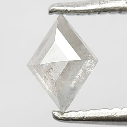 0.34 CT Kite Shape Loose Natural White Color Diamond 5.8 MM Conflict Free Salt and Pepper Diamond For Proposal Ring