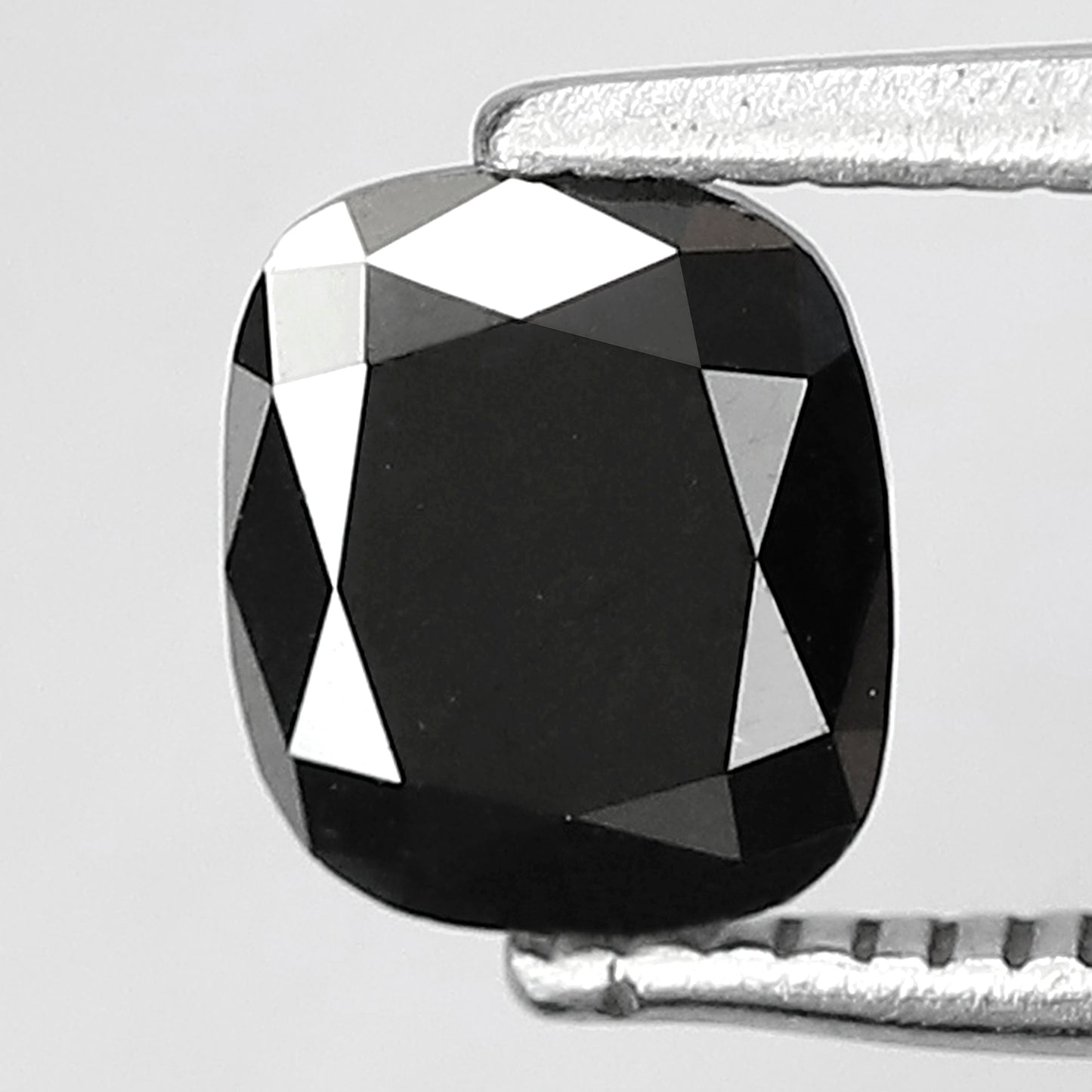 Natural Treated Black Diamond 0.87 Ct | Pear Shape Conflict Free Loose Diamond for Custom Pendant and Ring