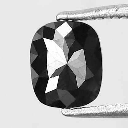 Natural Treated Black Diamond 0.87 Ct | Pear Shape Conflict Free Loose Diamond for Custom Pendant and Ring