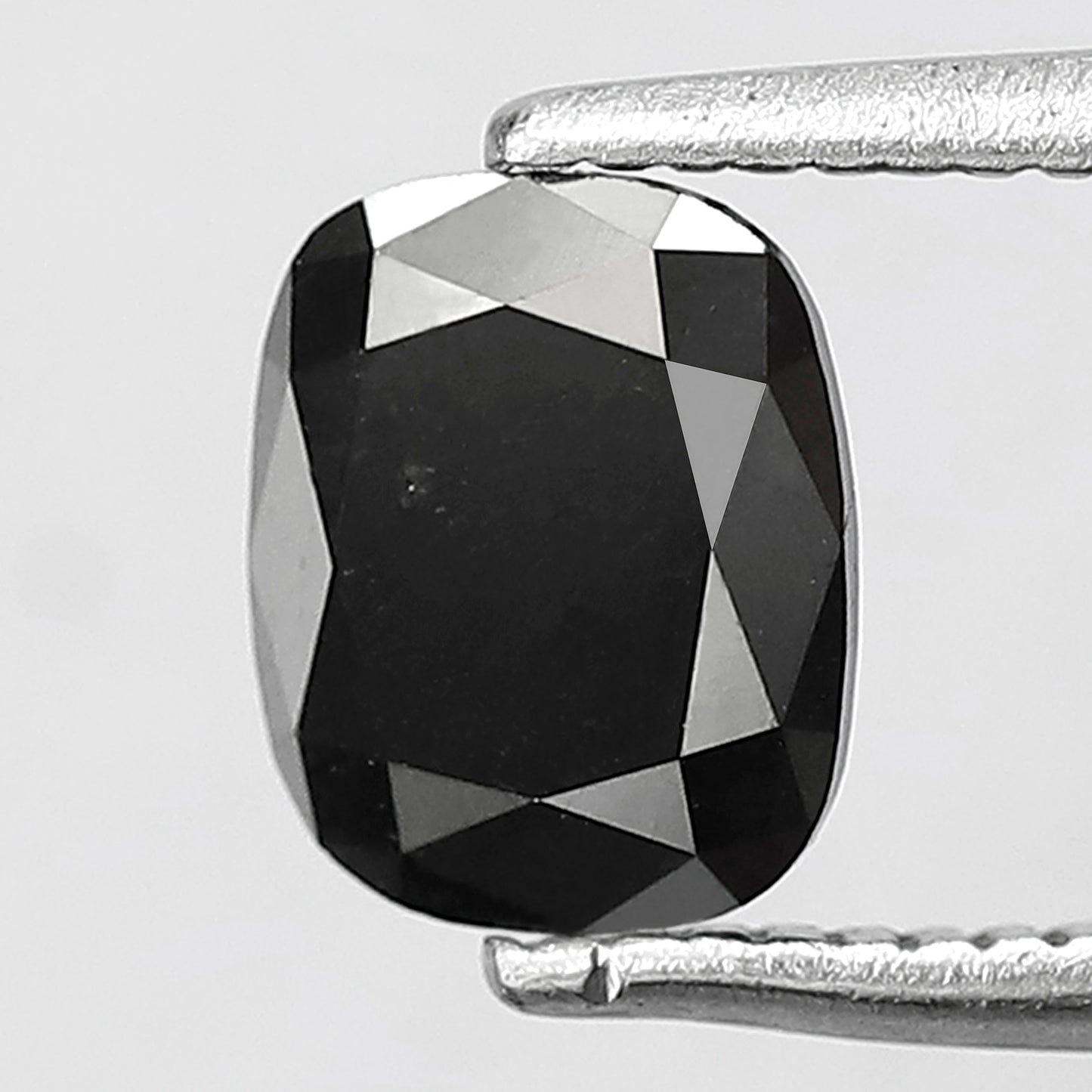 Natural Treated Black Diamond 0.87 Ct | Pear Shape Conflict Free Loose Diamond for Custom Pendant and Ring