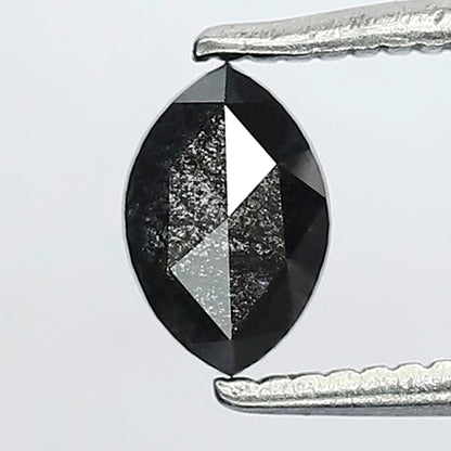 0.38 CT Marquise Shape Natural Loose Diamond, 6.00 x 4.00 mm Earth Mined Salt and Pepper Diamond For Making Wedding Ring