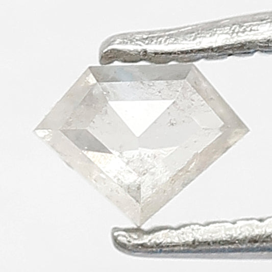 0.27 CT White Translucent Color Natural Earth Mined Diamond 3.7 MM Salt And Pepper Diamond For Custom Engagement Ring