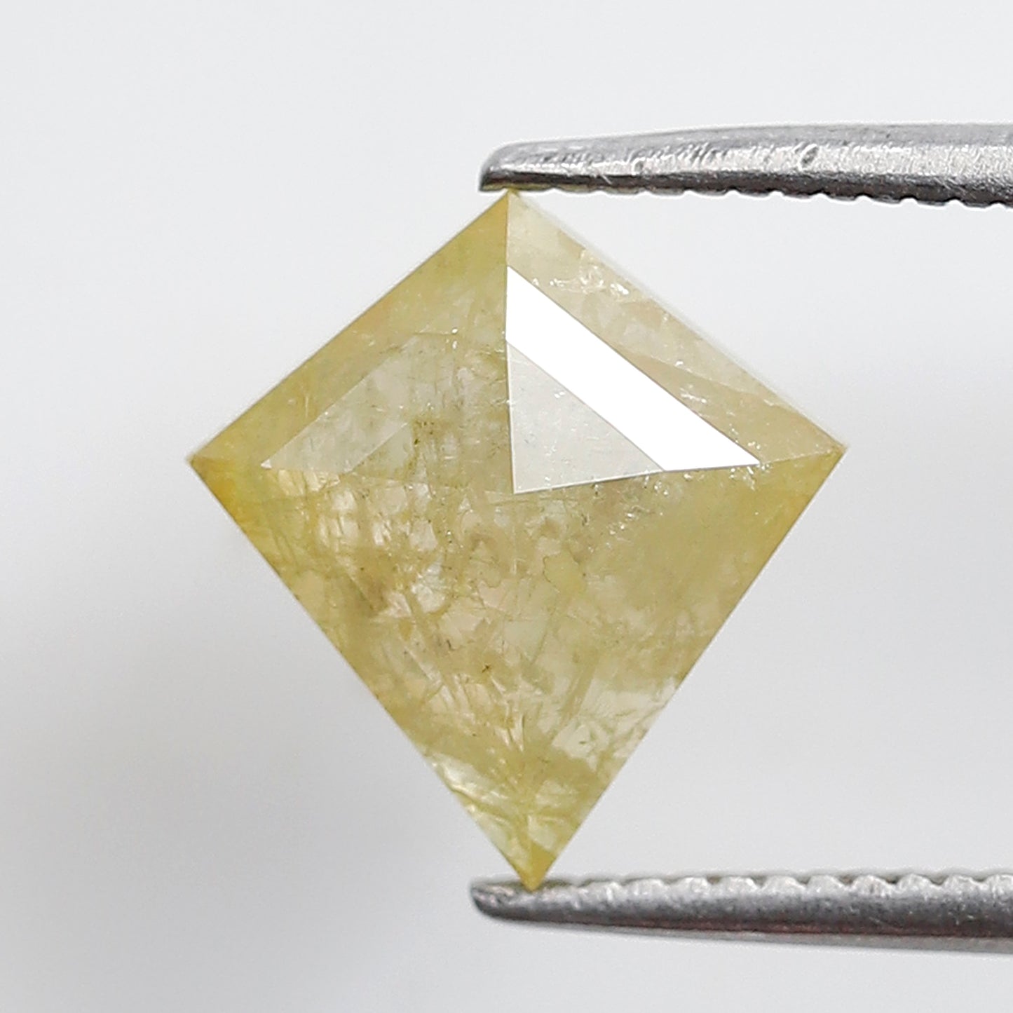 1.43 Ct Kite Shape Translucent Yellow Diamond, Natural Conflict Free Loose Diamond for Pendant & Wedding Band