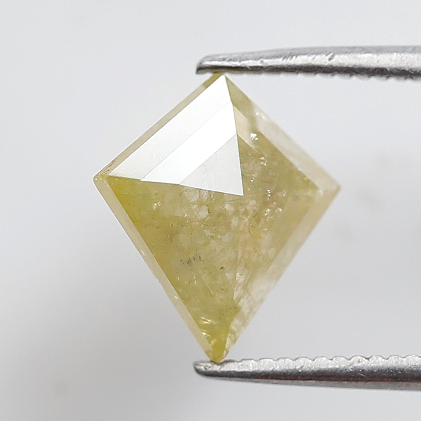 1.43 Ct Kite Shape Translucent Yellow Diamond, Natural Conflict Free Loose Diamond for Pendant & Wedding Band