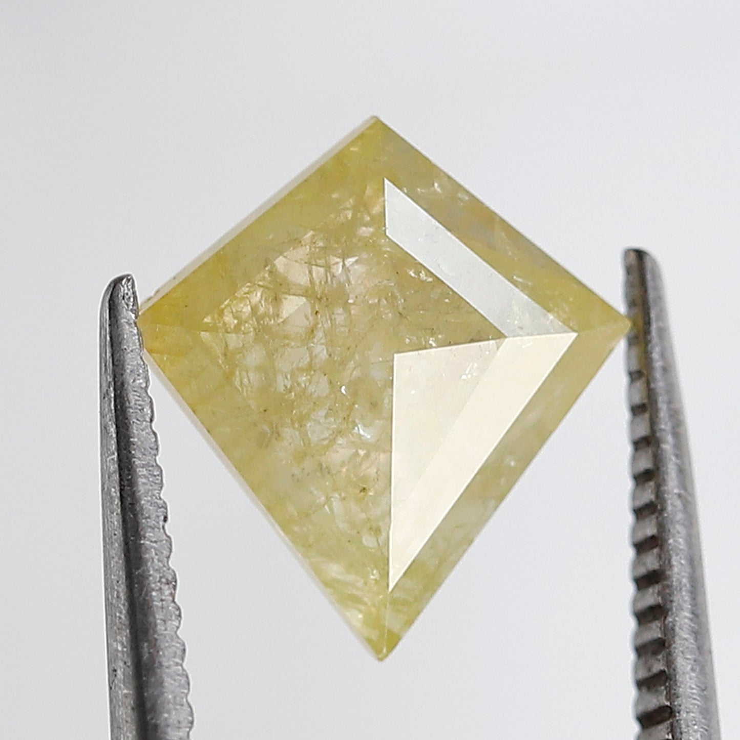 1.43 Ct Kite Shape Translucent Yellow Diamond, Natural Conflict Free Loose Diamond for Pendant & Wedding Band