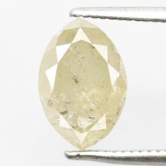 2.33 CT MARQUISE Natural loose Diamond, yellowish color salt and pepper Diamond, 9 mm marquise shape Diamond for making engagement ring