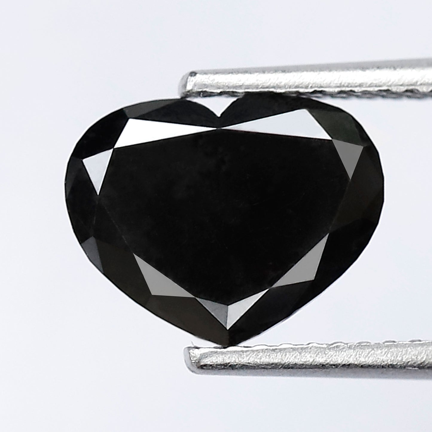 2.28 CT 7.80 MM Black Heart Shape Diamond Loose AAA Quality Black Diamonds Black Diamond Engagement Ring