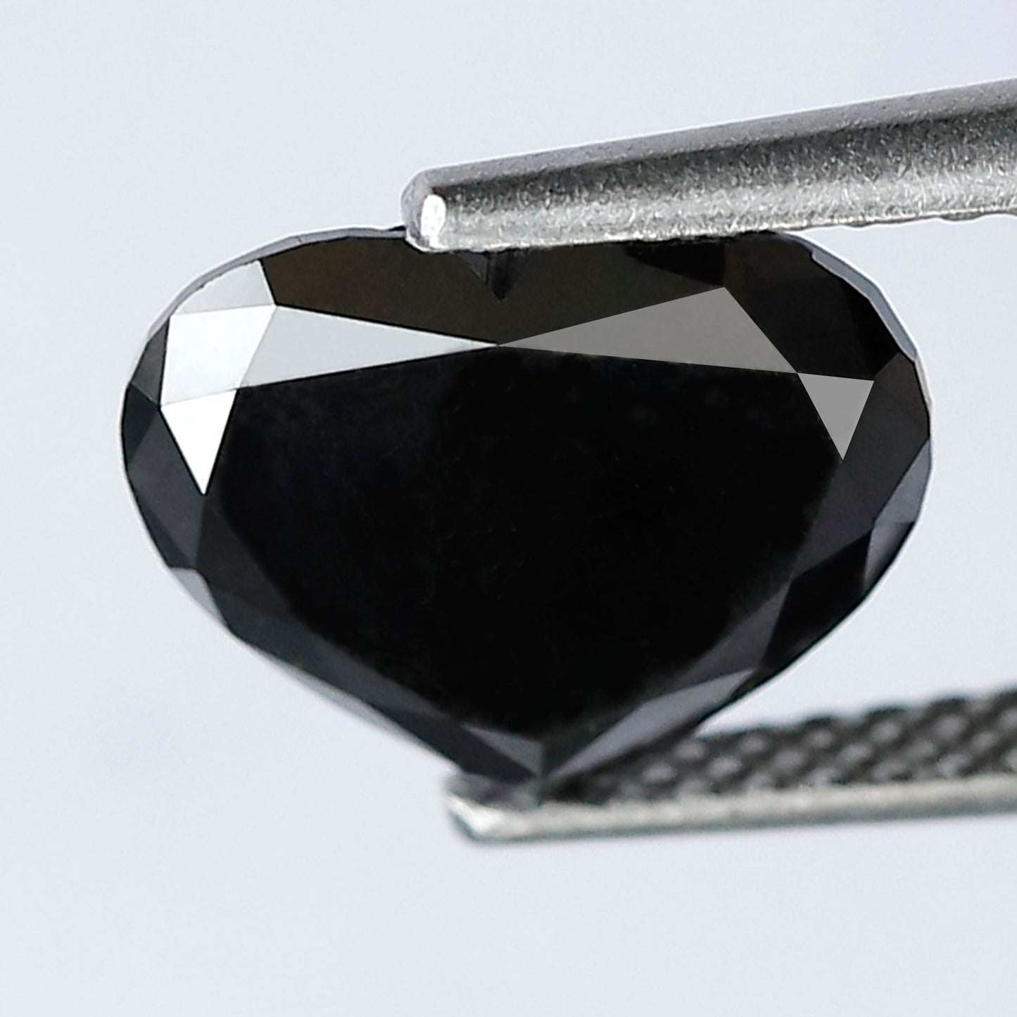 2.28 CT 7.80 MM Black Heart Shape Diamond Loose AAA Quality Black Diamonds Black Diamond Engagement Ring
