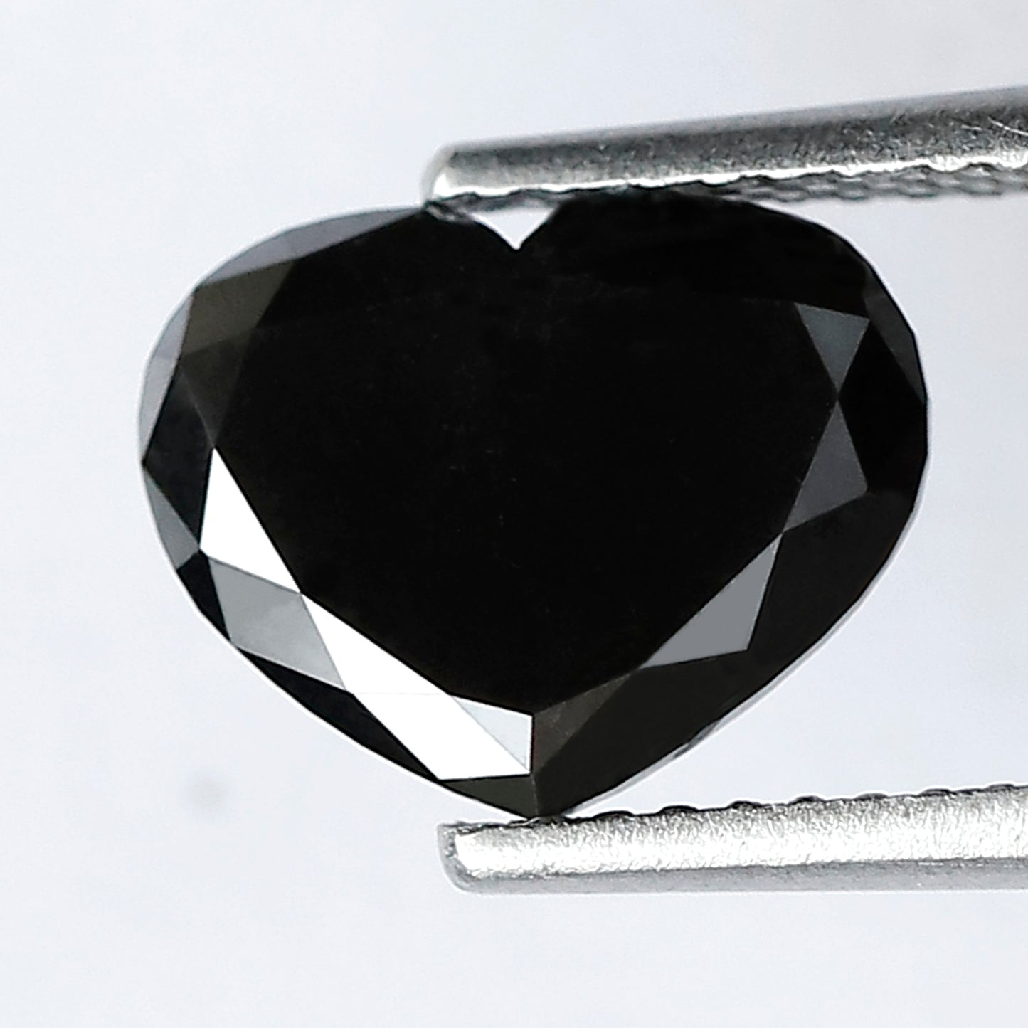 2.28 CT 7.80 MM Black Heart Shape Diamond Loose AAA Quality Black Diamonds Black Diamond Engagement Ring