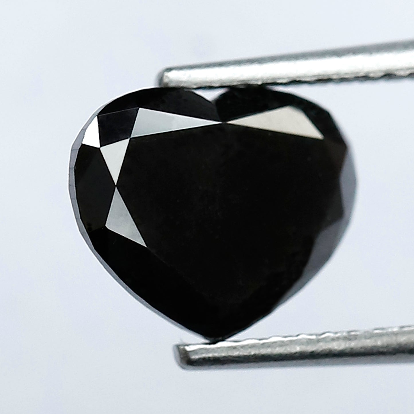 2.28 CT 7.80 MM Black Heart Shape Diamond Loose AAA Quality Black Diamonds Black Diamond Engagement Ring